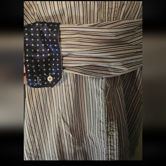 Mens English Laundry Button Down Shirt Size 17 1/2 34/35 Chest 50" - Picture 3 of 7